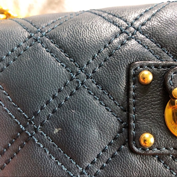 Marc Jacobs Single teal leather crossbody bag - Picture 8 of 10